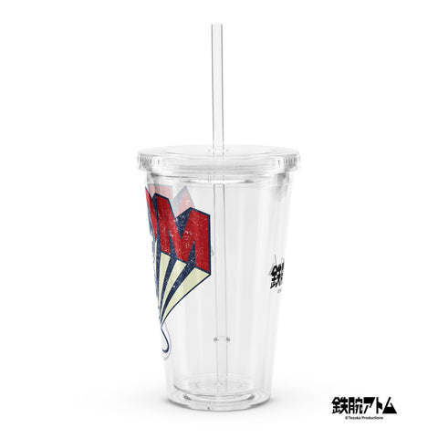 Clear plastic tumbler [ATM] VINTAGE ATOM