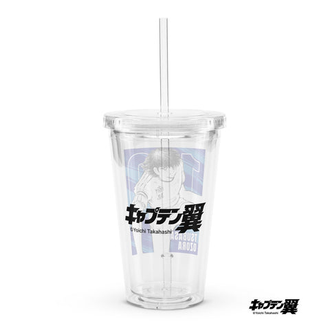 Clear plastic tumbler [CPT] TSUBASA Close up