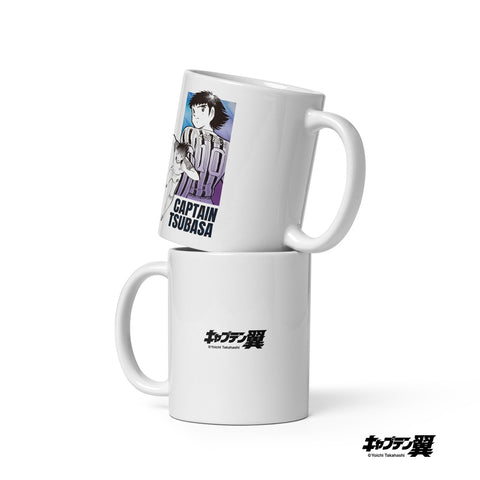 White glossy mug [CPT] TSUBASA Back