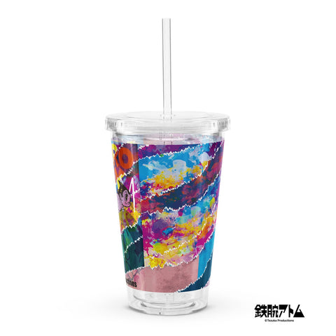 Clear plastic tumbler [ATM] STREET ATOM