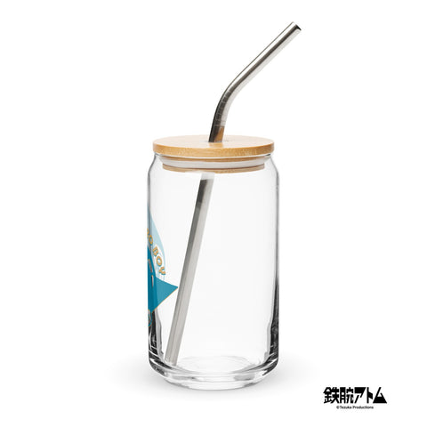 Can-shaped glass [ATM] FACE ATOM