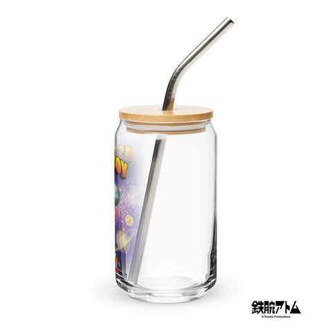 Can-shaped glass [ATM] 3D VINTAGE ATOM