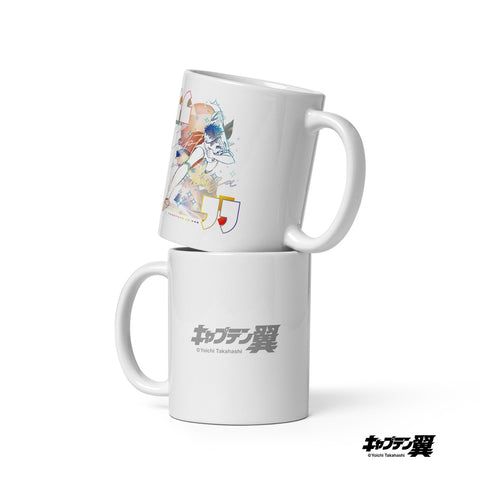 White glossy mug [CPT] TSUBASA Cup