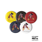 Set of pin buttons [TOWD] MAKURA