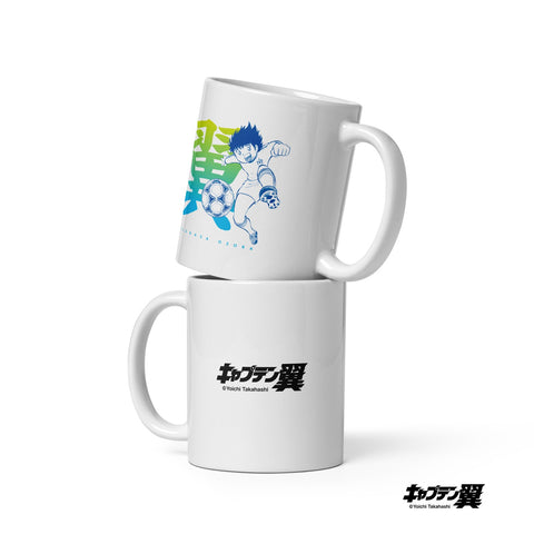Taza blanca brillante [CPT] TSUBASA Nombre