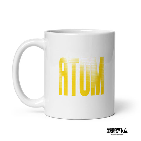 White glossy mug [ATM] SLEEP ATOM