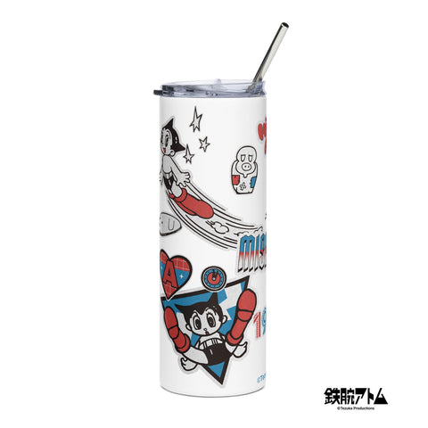 Stainless steel tumbler [ATM] STICKERS ATOM