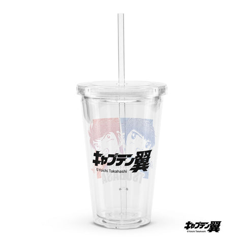 Clear plastic tumbler [CPT] TSUBASA Tsubasa & Kojirou
