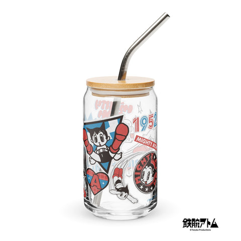 Can-shaped glass [ATM] STICKERS ATOM