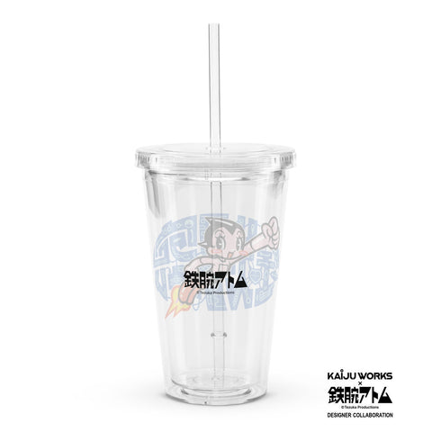 Clear plastic tumbler [TOWD] GIVE ME TOMOTAKA