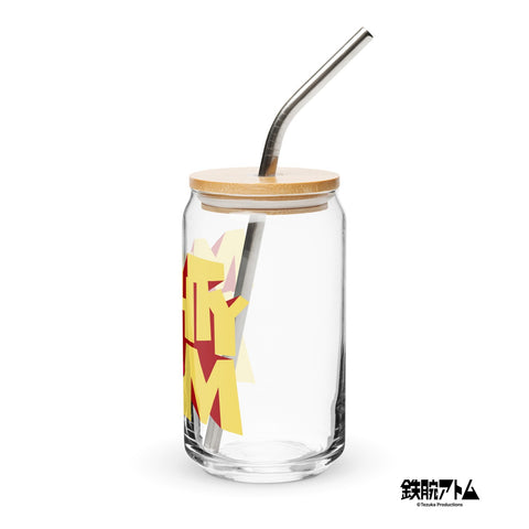 Can-shaped glass [ATM] RETRO ATOM