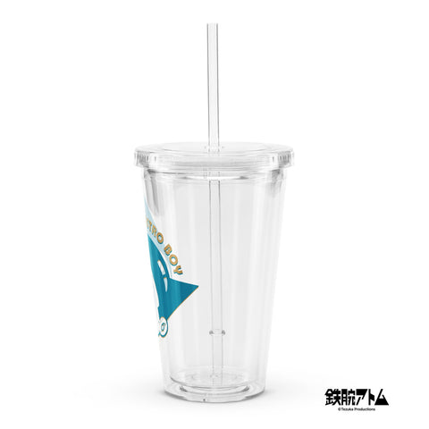 Clear plastic tumbler [ATM] FACE ATOM