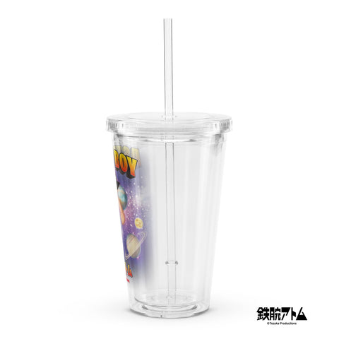 Clear plastic tumbler [ATM] 3D VINTAGE ATOM