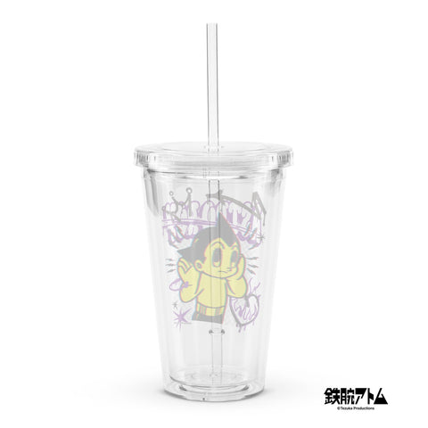 Clear plastic tumbler [ATM] MISREGISTRATION ATOM