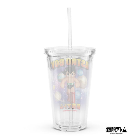 Clear plastic tumbler [ATM] 3D VINTAGE ATOM