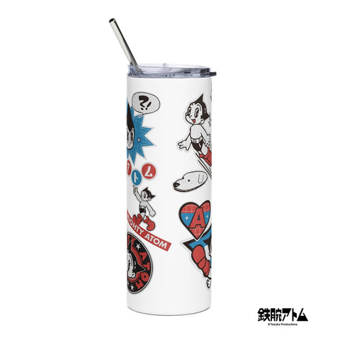 Stainless steel tumbler [ATM] STICKERS ATOM