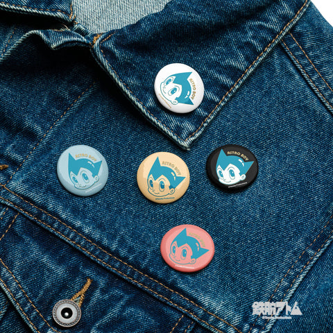 Set of pin buttons [ATM] FACE ATOM