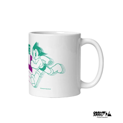 White glossy mug [ATM] RUN ATOM