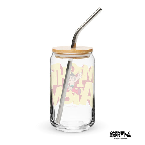 Can-shaped glass [ATM] RETRO ATOM