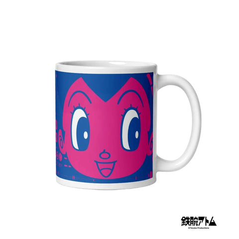 White glossy mug [ATM] CLOSE UP ATOM