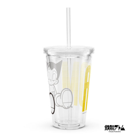 Clear plastic tumbler [ATM] SLEEP ATOM