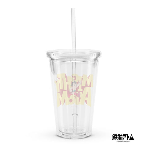 Clear plastic tumbler [ATM] RETRO ATOM