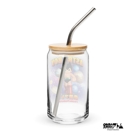 Can-shaped glass [ATM] 3D VINTAGE ATOM