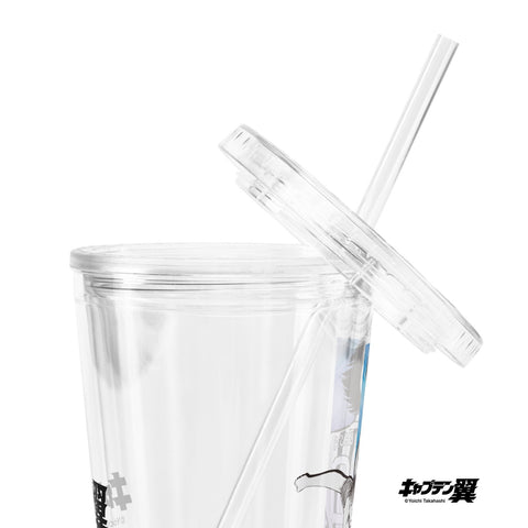 Clear plastic tumbler [CPT] TSUBASA Back