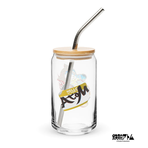 Can-shaped glass [ATM] OVERLAY ATOM