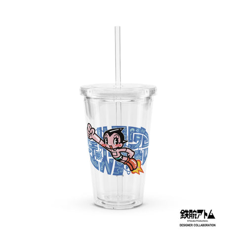 Clear plastic tumbler [TOWD] GIVE ME TOMOTAKA
