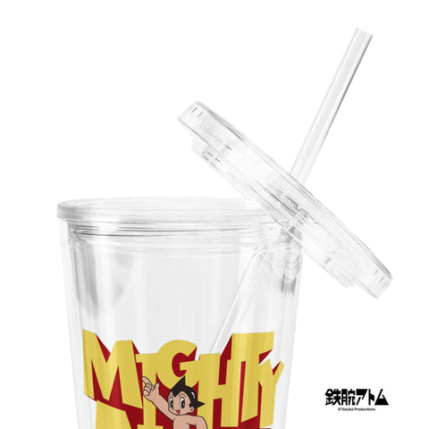 Clear plastic tumbler [ATM] RETRO ATOM