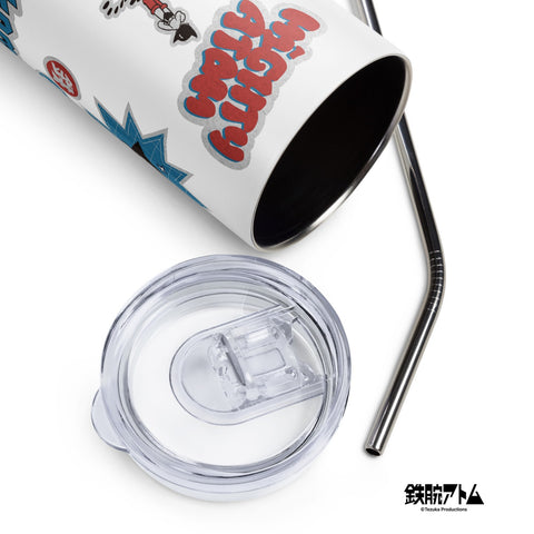 Stainless steel tumbler [ATM] STICKERS ATOM