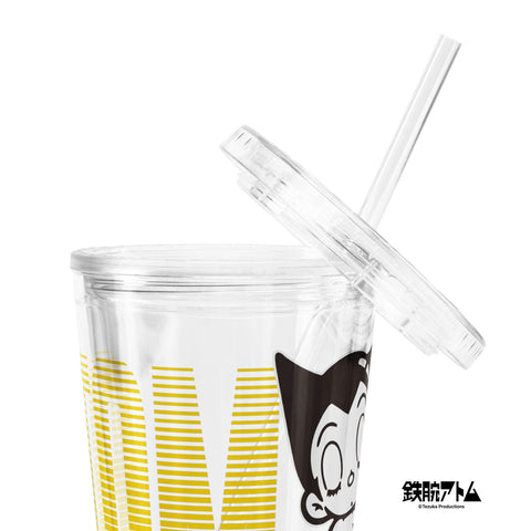 Clear plastic tumbler [ATM] SLEEP ATOM