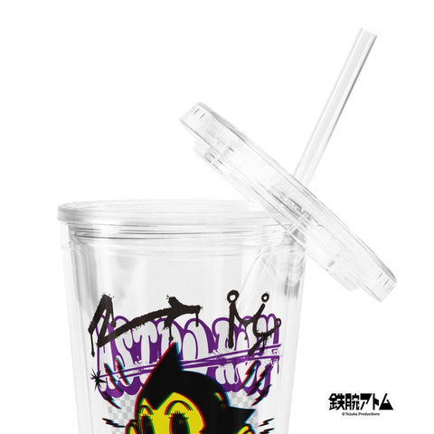 Clear plastic tumbler [ATM] MISREGISTRATION ATOM