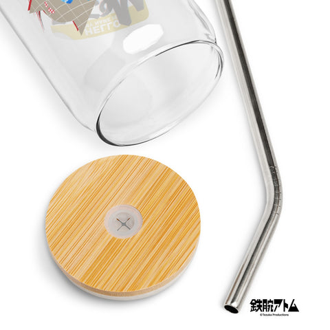 Can-shaped glass [ATM] OVERLAY ATOM
