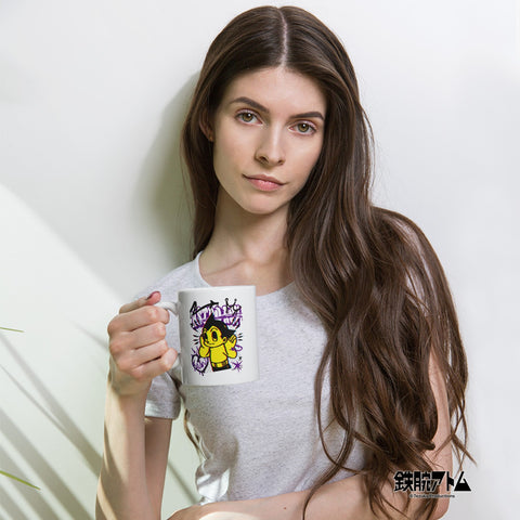 White glossy mug [ATM] MISREGISTRATION ATOM