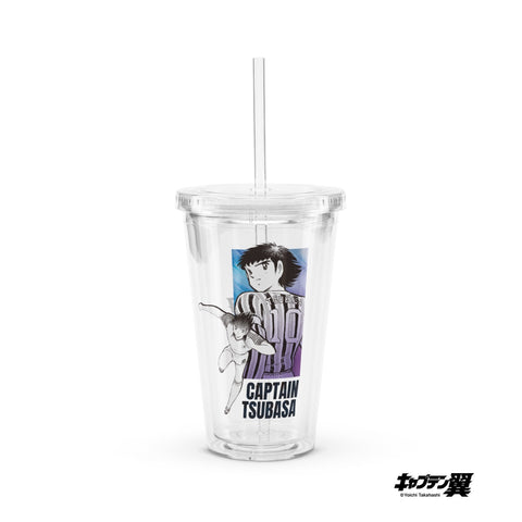 Clear plastic tumbler [CPT] TSUBASA Back