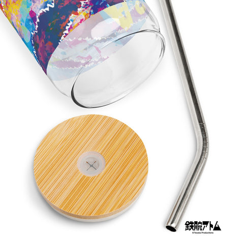 Can-shaped glass [ATM] STREET ATOM