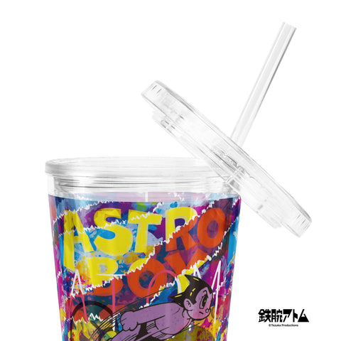 Clear plastic tumbler [ATM] STREET ATOM