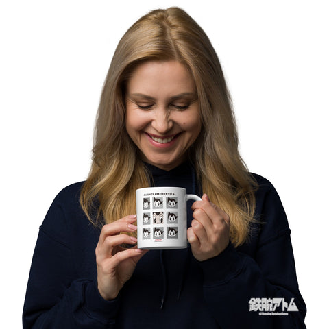 Taza blanca brillante [ATM] UNIDAD ATOM
