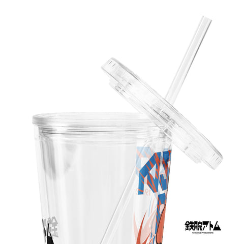 Clear plastic tumbler [ATM] POWER ATOM