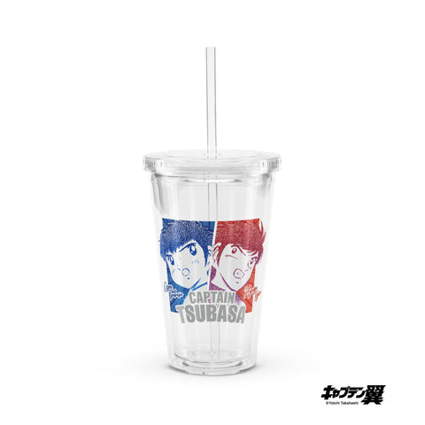 Clear plastic tumbler [CPT] TSUBASA Tsubasa & Kojirou