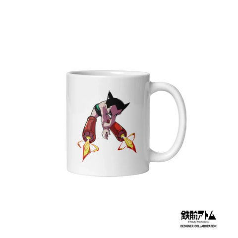 White glossy mug [TOWD] MAKURA