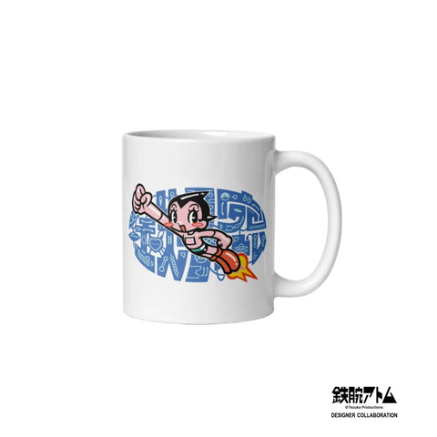 White glossy mug [TOWD] GIVE ME TOMOTAKA