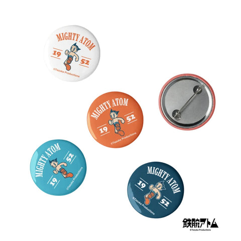 Set of pin buttons [ATM] COLLEGE ATOM1