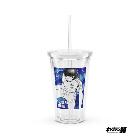 Clear plastic tumbler [CPT] TSUBASA Close up