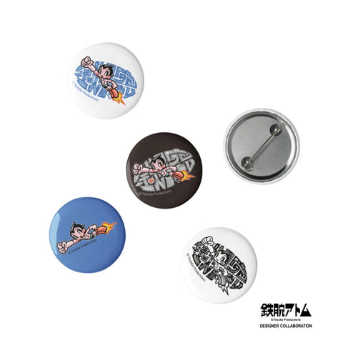 Set of pin buttons [TOWD] GIVE ME TOMOTAKA