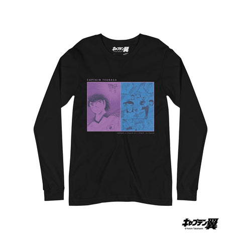 Unisex Long Sleeve Tee [CPT] TSUBASA JapanU-15 VS ItalyU-15
