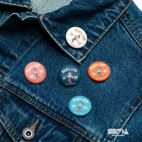 Set of pin buttons [ATM] COLLEGE ATOM1