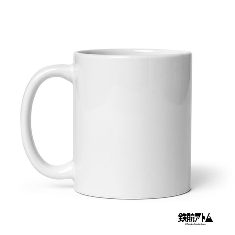 White glossy mug [ATM] COLLEGE ATOM2